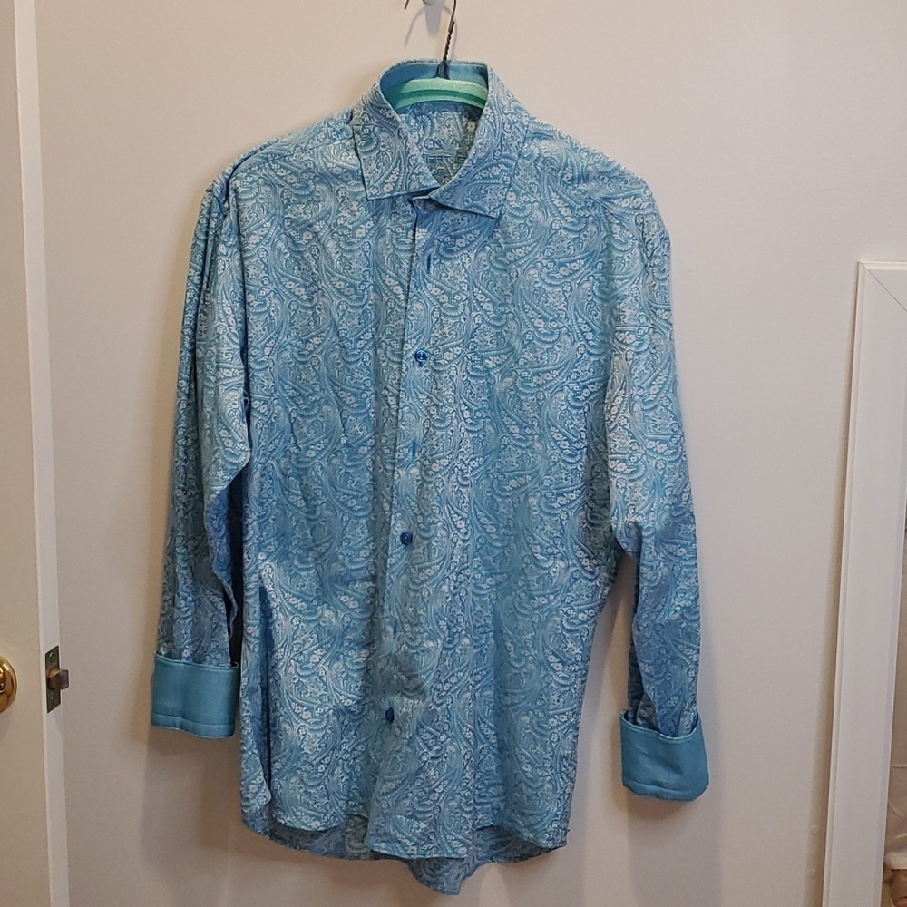 Bertigo Button Down Shirt Size M (49)